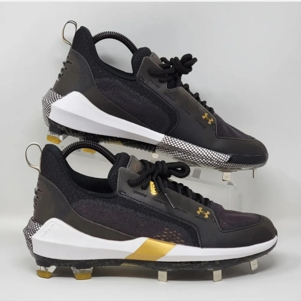 Under Armour Harper 6 Low ST Baseball Cleats Black 3024315-001 Mens Size 8.5 NEW